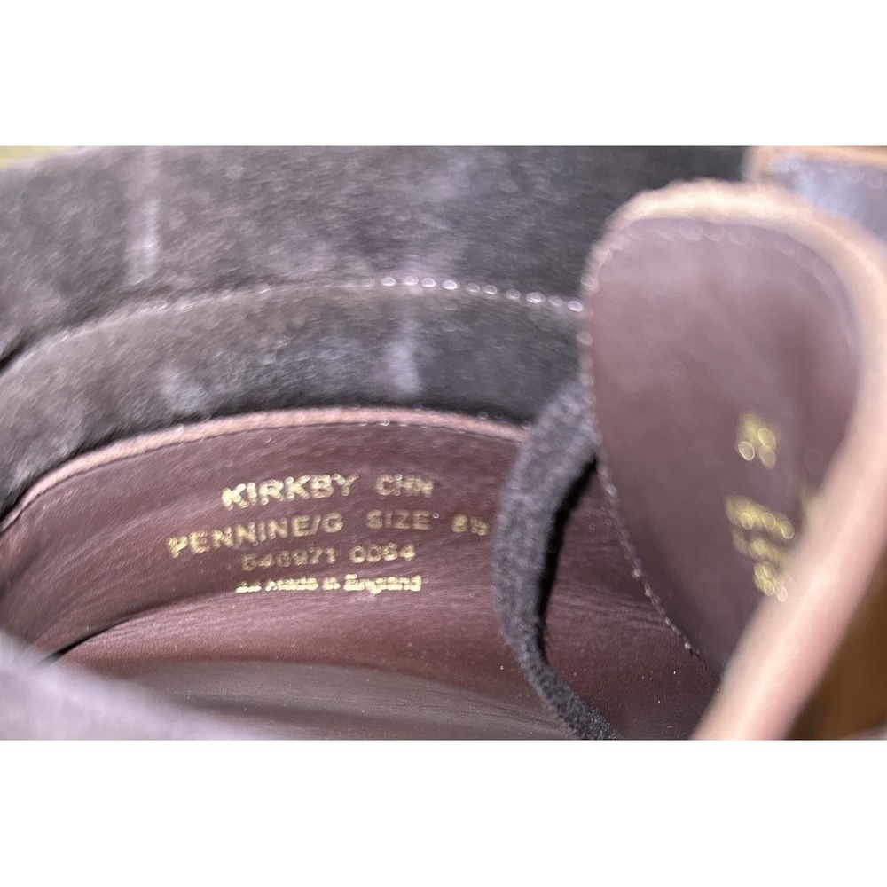 Loake Kirkby Dark Brown Nubuck Chukka Boots Mens Size US 8.5 F UK 7.5 No Insoles - Picture 9 of 11